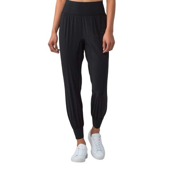 Lululemon Sunsetter Lightweight High Rise Yoga Athletic Joggers Gray 10 - Picture 3 of 8